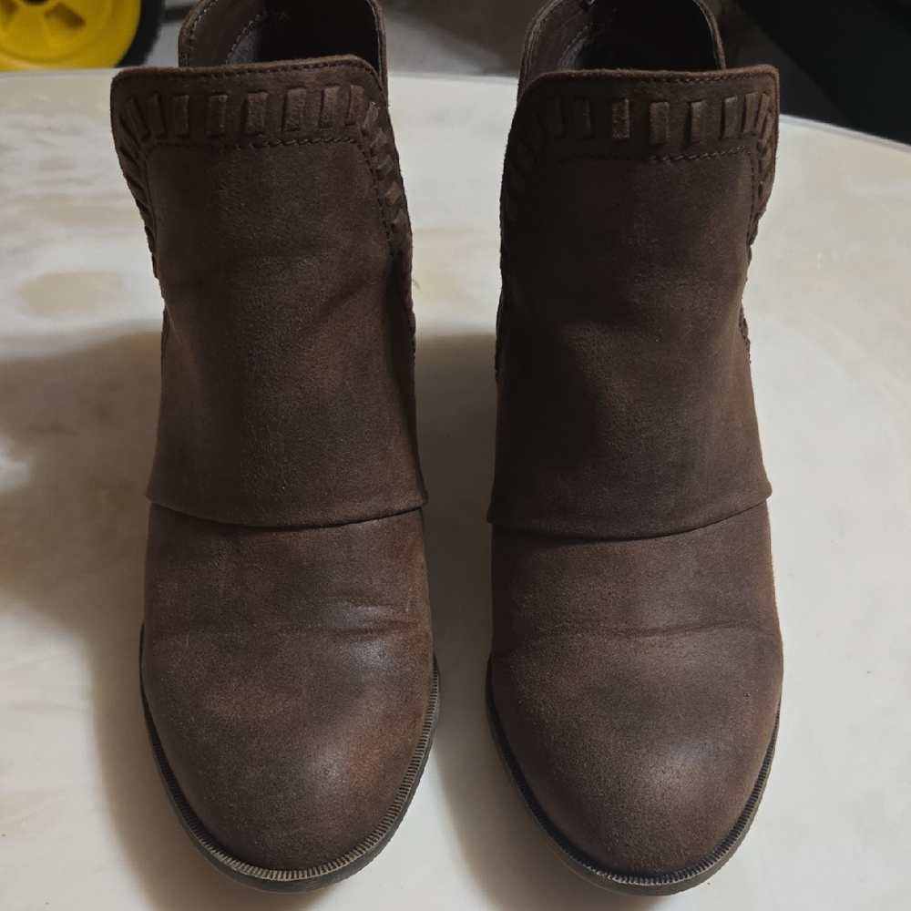 Rock & Candy Dark Brown Ankle Booties